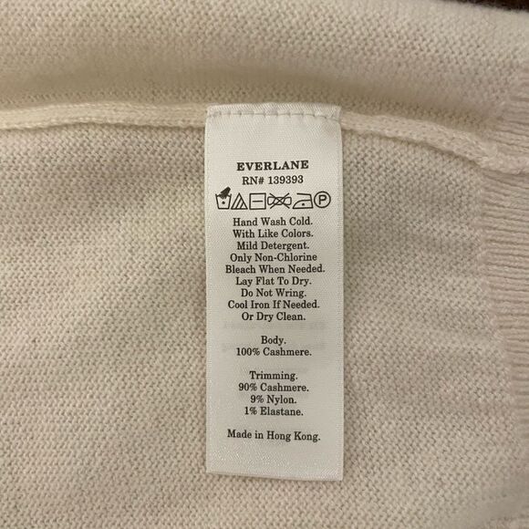 Everlane the cashmere grade A sweater size XXS, NWT - Picture 5 of 5